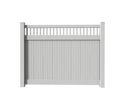 Semi Privacy 1.8m PVC Fence Panel